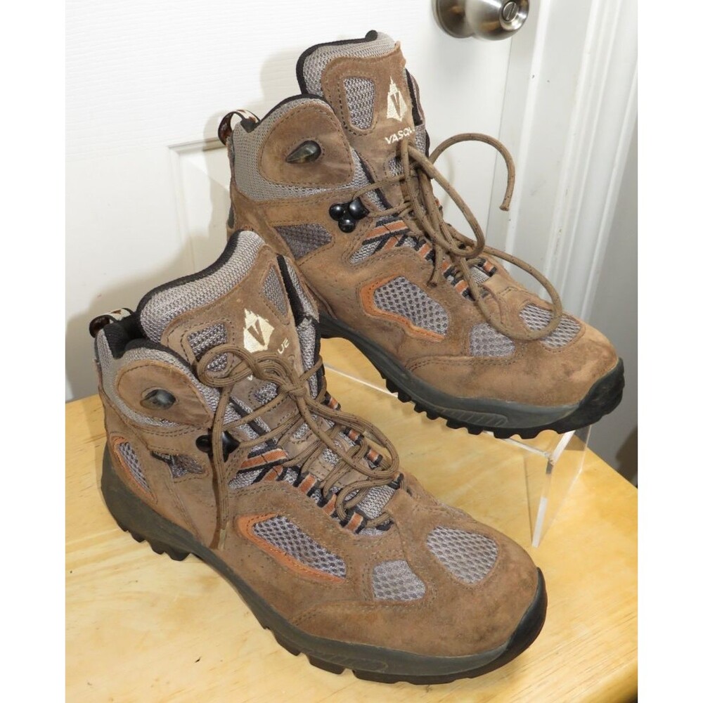 Vasque Breeze Youth Size 6M Mid Hiking Boots Brown 7200 Leather